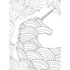 Раскраска-антистресс для взрослых Keep calm and colour unicorns - Фото 6
