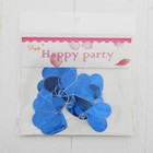 Гирлянда «Сердечки», 200 см, цвет синий - Фото 3