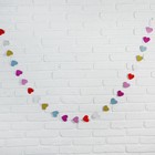 Гирлянда «Сердечки», 200 см - Фото 2