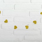 Гирлянда «Сердечки», 200 см, цвет золотой - Фото 1