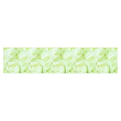 Фартук ПВХ "Белые розы" 3000х600х1,3 мм