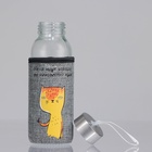 Бутылка для воды стеклянная в чехле «Дела идут хорошо», 350 мл - Фото 3