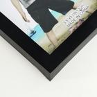 Фоторамка пластик на 8 фото 5х5, 5х7, 9х13 см "Лучшие моменты" чёрная 20х25 см - фото 24376341