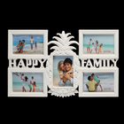 Фоторамка-коллаж на 5 фото 10×15 см «Ананас», пластик, белая, 30.5×50 см - фото 60777860