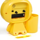 Будильник «Пчела», с карандашницей, дискретный ход, d=9 см, 14.5×14 см, от батарейки АА, жёлтый - Фото 5