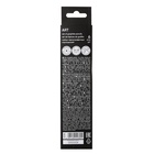 Набор карандашей чернографитных различной твердости 6 штук, ErichKrause, грифель d=2.2 мм, дерево, шестигранные, ударопрочные, серебро, в коробке - Фото 9