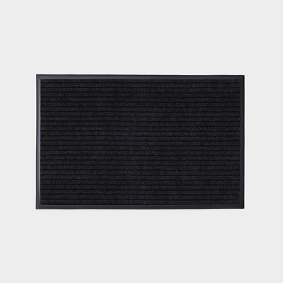 Коврик влаговпитывающий ребристый «Барьер», 60×90 см, цвет серый