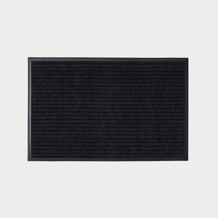 Коврик влаговпитывающий ребристый «Барьер», 60×90 см, цвет серый - Фото 1