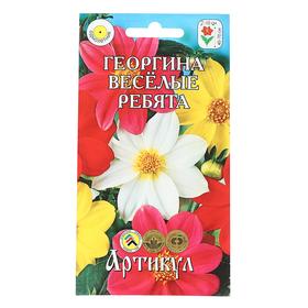 Семена цветов Георгина перистая «Веселые ребята», О, 0,3 г. 4179341