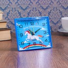 Часы - будильник настольные "Единорог", дискретный ход, 12.5 х 10.5 см, АА - Фото 5