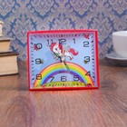 Часы - будильник настольные "Единорог", дискретный ход, 12.5 х 10.5 см, АА - Фото 7