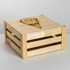 Коробка деревянная подарочная «Лучшему из лучших», 30 × 30 × 15 см - Фото 3