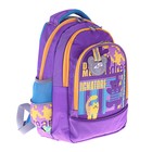 Рюкзак школьный с эргономической спинкой Luris Гармония 38x28x18 см для девочки, «Мишка» - Фото 2