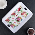 Поднос пластиковый прямоугольный 33х23 см «Зефир», рисунок МИКС - Фото 5