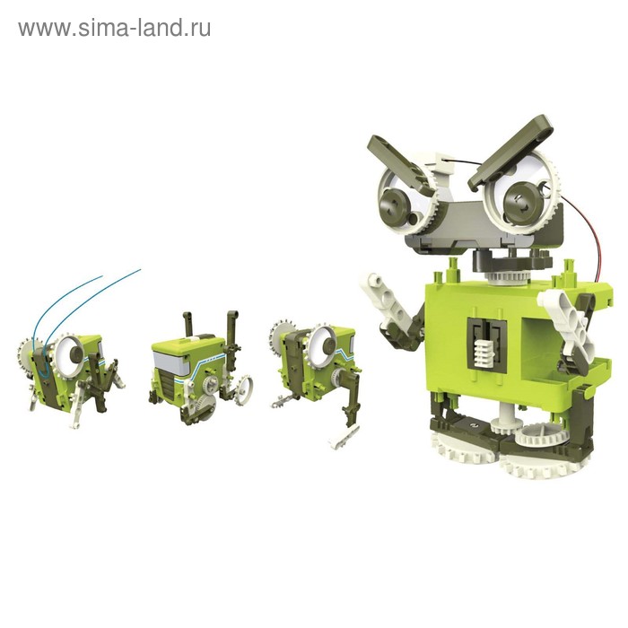 Конструктор «Квадробот», 4 варианта сборки, работает от батареек, в пакете - Фото 1