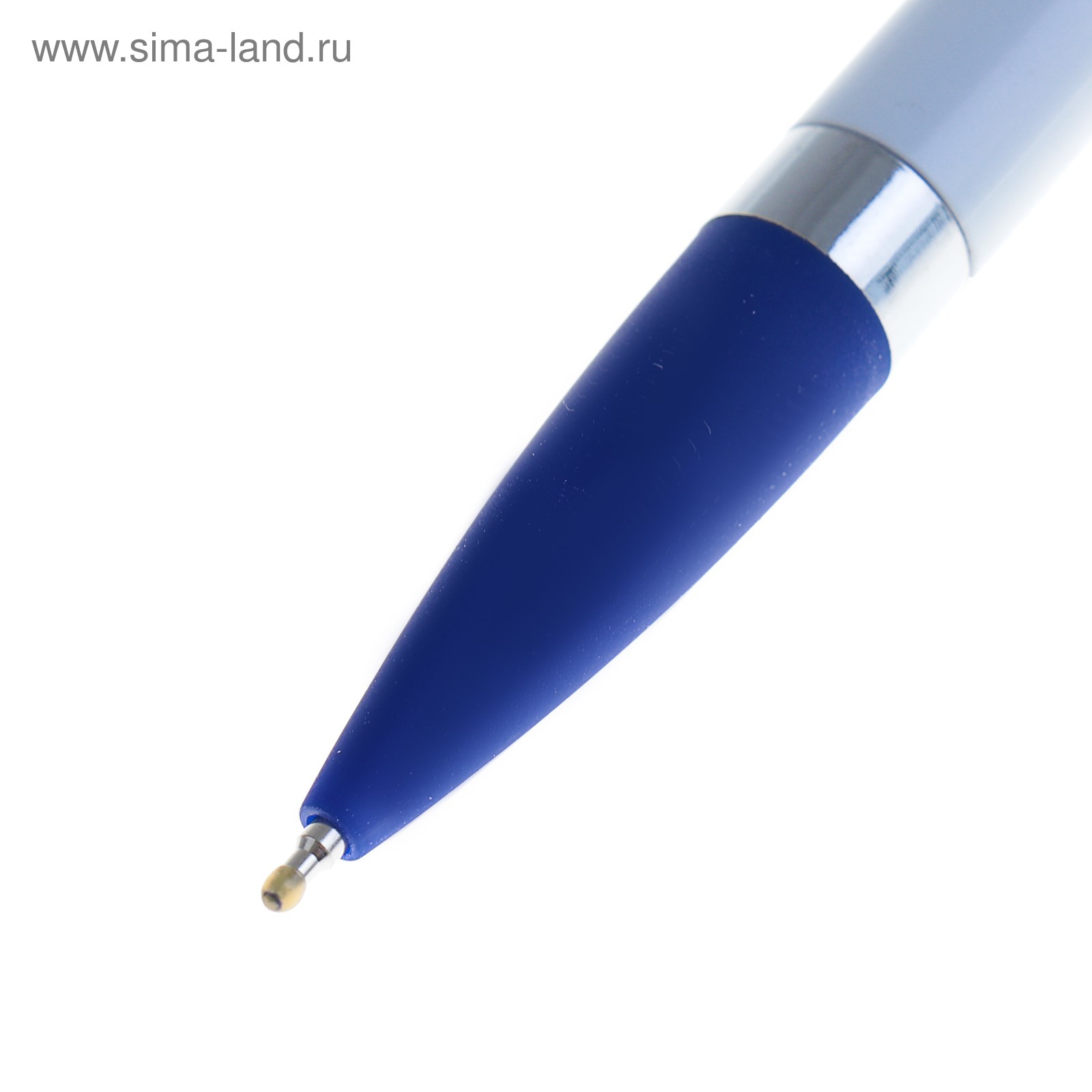Ручка шариковая с резиновым держателем. Ручка шариковая 0.5 мм, стержень синий, с резиновым держателем