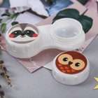Контейнер для линз "Енот и сова" - Фото 1