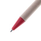 Ручка шариковая автоматическая, 0.5 мм, стержень синий, корпус крафт-картон - Фото 2