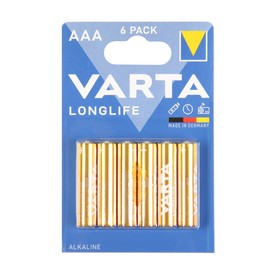 Батарейка алкалиновая Varta LONGLIFE AAA набор 6 шт