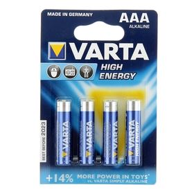 Батарейка алкалиновая Varta HIGH ENERGY AAA набор 4 шт