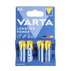 Батарейка алкалиновая Varta LONGLIFE POWER  AA набор 4 шт 530932 - фото 8359686