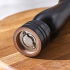 Мельница для специй Доляна, 25×4,5 см, металлический механизм, цвет чёрный - Фото 4