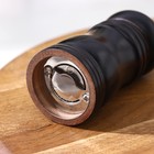 Мельница для специй Доляна, 10,5×4,5 см, металлический механизм, цвет чёрное дерево - Фото 4