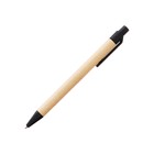 Ручка шариковая автоматическая, 0.5 мм, стержень синий, корпус крафт-картон - фото 9434052