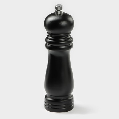 Мельница для специй Доляна, 17×4.5 см, металлический механизм, цвет чёрный