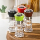 Мельница для специй Доляна «Рэйн», 12×5 см, керамический механизм, прозрачная - Фото 7