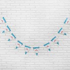 Гирлянда «Фламинго», 3 м, цвет голубой - Фото 1