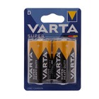 Батарейка солевая Varta SUPER LIFE D набор 2 шт - Фото 3