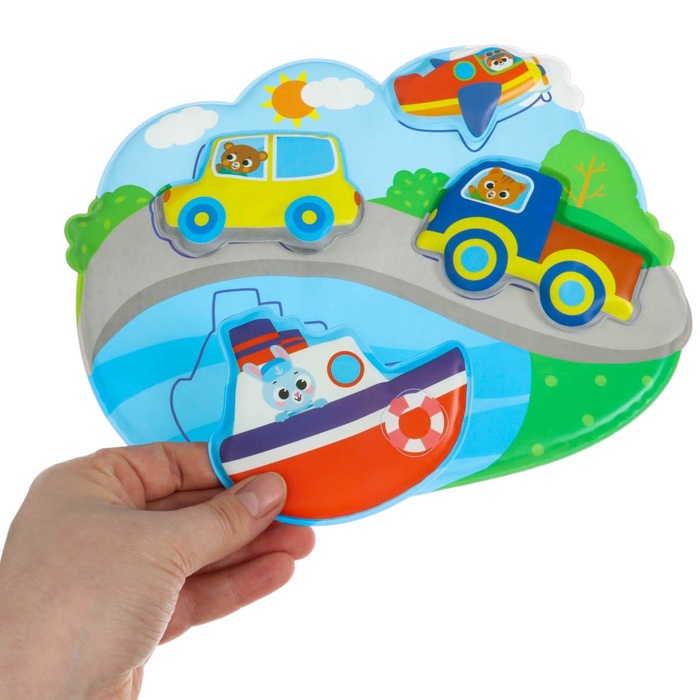 Игрушка развивающая для игры в ванне «Соответствие», основа+ 4 стикера, виды МИКС 44711