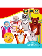 Кукольный театр «Колобок», 7 кукол-перчаток, сценарий в стихах - Фото 4