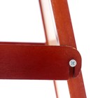 Доска-штендер двустороняя 48х90 см, магнитно-меловая, ЧЁРНАЯ, Calligrata, в деревянной рамке (тёмное дерево), на ножках - Фото 3