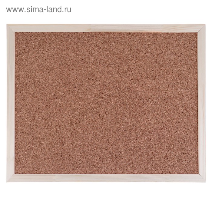 Доска пробковая Calligrata LINE, 60×90 см, В1103, в деревянной раме