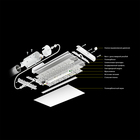 Светильник светодиодный Pelin PRO 8, 6400 Лм, 46 Вт, угол 120°, 5000 K, IP 67, подвес - Фото 4