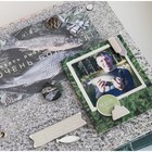 Набор бумаги для скрапбукинга с фольгированием «На рыбалку», 12 листов, 30.5 × 30.5 см - фото 8934367