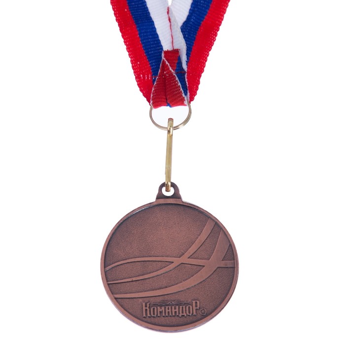 Медаль призовая 186 диам 4 см. 3 место. Цвет бронз. С лентой - фото 1906980580