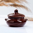 Горшки для запекания Борисовская керамика «Классика», 500 мл, набор 6 шт., коричневые - Фото 2