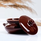 Горшки для запекания Борисовская керамика «Классика», 500 мл, набор 6 шт., коричневые - Фото 3