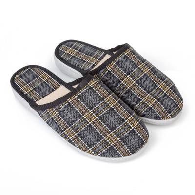 Тапочки детские домашние BRiS, размер 36, цвет серый, коричневый