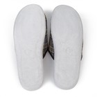 Тапочки детские домашние BRiS, размер 36, цвет серый, коричневый - Фото 3