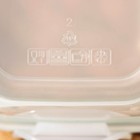 Контейнер пищевой с герметичной крышкой, 1 л, прозрачный, крышка МИКС - Фото 5