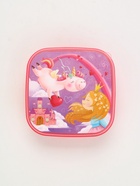 Ланч - бокс квадратный с секциями и ложкой «Единорог», 400 мл 3733338