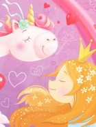 Ланч - бокс квадратный с секциями и ложкой «Единорог», 400 мл 3733338