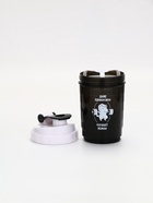 Шейкер спортивный «Даже единорожки качают ножки», 500 мл, с чашей - Фото 4