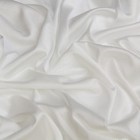 Ткань подкладочная, трикотаж, ширина 150 см, молочный - Фото 1