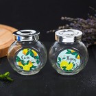 Набор "Лимоны", банки для хранения соли и перца, 150 мл - Фото 2