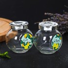 Набор "Лимоны", банки для хранения соли и перца, 150 мл - Фото 3